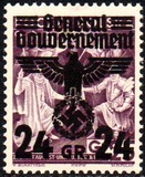 [Polish Postage Stamps Overprinted, Scrivi D5]