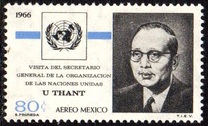 [Airmail - The U.N. Secretary-General U Thant's Visit to Mexico, тип APD]