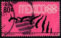 [Airmail - Olympic Games - Mexico City '68, Mexico, Tüüp AQH]