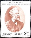 [Airmail - The 75th Anniversary of the Death of Jules Verne, 1828-1905, 類型 BHG]