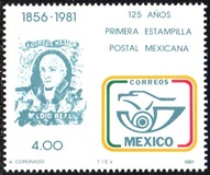 [The 125th Anniversary of First Mexican Stamp, tip BJA]