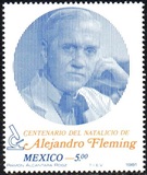 [The 100th Anniversary of the Birth of Sir Alexander Fleming, 1881-1955, tip BJB]