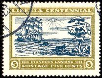[The 100th Anniversary of the Landing of the First Settlers at Cape Mesurado, type FA2]