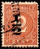 [Numeral Stamps of 1883 Surcharged, type C7]