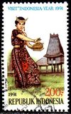 [Visit Indonesia Year - Dancers and Traditional Houses, Tipi BAE]