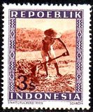 [Inscription: "REPOEBLIK INDONESIA", type D]