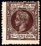 [King Alfonso XIII - New Design & Values, type AH7]