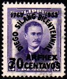 [The 200th Anniversary of Diego Silang Art and Philatelic Exhibition "ARPHEX" - G.P.O., Manila, Philippines - Issue of 1952 Overprinted "1763 1963 DIEGO SILANG BICENTENNIAL ARPHEX" and Sucharged Value, type ZX]