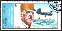 [Airmail - Charles de Gaulle and Aircraft, type ZW]