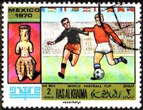 [Airmail - Football World Cup - Mexico, type KZ]