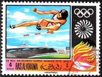 [Airmail - Olympic Games - Munich 1972, Germany, tegund MF]
