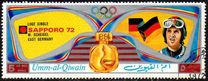 [Airmail - Winners of Olympic Games - Sapporo, Japan, տեսակ ABV]
