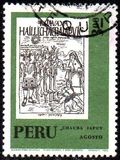 [The 400th Anniversary of G. Poma de Ayala's "Inca Chronicles" - Woodcuts, тип UE]