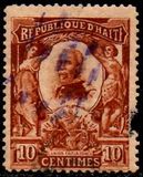 [President Nord Alexis - External Mail - Overprinted "1804 POSTE PAYE 1904", Tip O3]