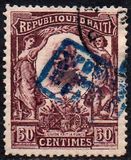 [President Nord Alexis - External Mail - Overprinted "1804 POSTE PAYE 1904", Tip O5]
