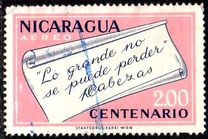 [Airmail - The 100th Anniversary of the Birth of Rigoberto Cabezas, 1860-1896, Typ YM]