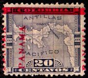 ["PANAMA" Reeds Upwards, type U22]