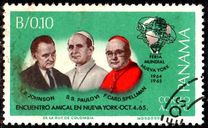 [Visit of Pope Paul VI - at the United Nations in New York, 1965, type RX]
