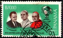 [Visit of Pope Paul VI - at the United Nations in New York, 1965, type RX]