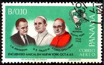 [Visit of Pope Paul VI - at the United Nations in New York, 1965, type RX]