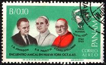 [Visit of Pope Paul VI - at the United Nations in New York, 1965, type RX]