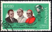 [Visit of Pope Paul VI - at the United Nations in New York, 1965, type RX]