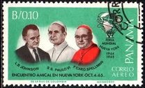 [Visit of Pope Paul VI - at the United Nations in New York, 1965, type RX]