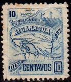 [Map of Nicaragua - Without Watermark, type M21]