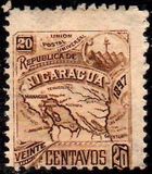 [Map of Nicaragua - Without Watermark, typ M22]