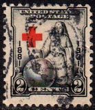 [The 50th Anniversary of the American Red Cross Society, type HU]
