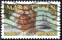 [Mark Twain, 1835-1910 - Self-Adhesive (44 cents), タイプ FVQ]