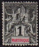 [Inscription "MARTINIQUE" in Red or Blue Colour, タイプ F]