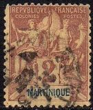 [Inscription "MARTINIQUE" in Red or Blue Colour, タイプ F2]