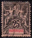 [Inscription "MARTINIQUE" in Red or Blue Colour, प्रकार F8]