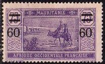 [Desert Landscape Stamps of 1913-1917 & Not Issued Stamps Overprinted & Surcharged in Black or Red, type XXF1]