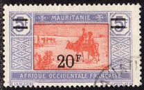 [Desert Landscape Stamps of 1913-1917 & Not Issued Stamps Overprinted & Surcharged in Black or Red, type XXF9]