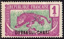 [Middle Congo Not Issued Stamps Overprinted "OUBANGUI-CHARI", type E]