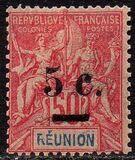 [Stamps of 1892 Surcharged, type J1]