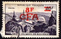 [Stamp of France 1951 Overprinted CFA and Surcharged, type CK1]