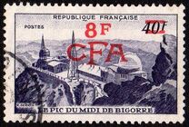 [Stamp of France 1951 Overprinted CFA and Surcharged, type CK1]