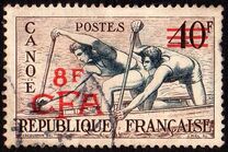[Stamps of France Surcharged, type CL2]