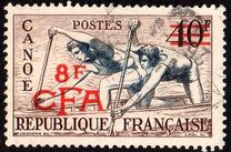 [Stamps of France Surcharged, type CL2]