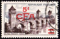 [Stamps of France Surcharged, type CN2]