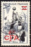 [Stamps of France Surcharged, type CT]