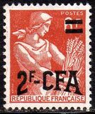 [Stamps of France Surcharged, Typ CW]