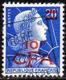 [Stamps of France Surcharged, Typ CW5]