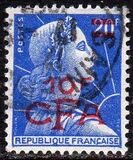 [Stamps of France Surcharged, Typ CW5]