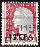 [Stamps of France Surcharged, type DA4]