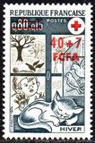 [Red Cross - Stamps of France Surcharged, 类型 FR1]