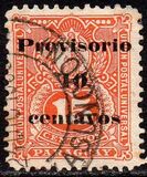[No. 23 Overprinted "Provisorio" & Surcharged, Tip AG]